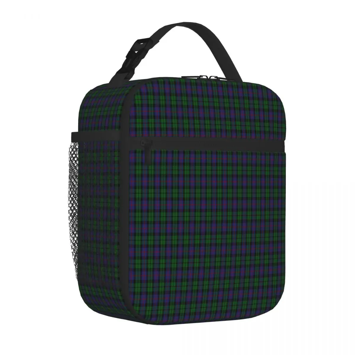 Hot Sale Clan Morrison Tartan Throw Watercolor Waterproof Lunch Bag Office Picnic Break Insulated Lunch Pouch