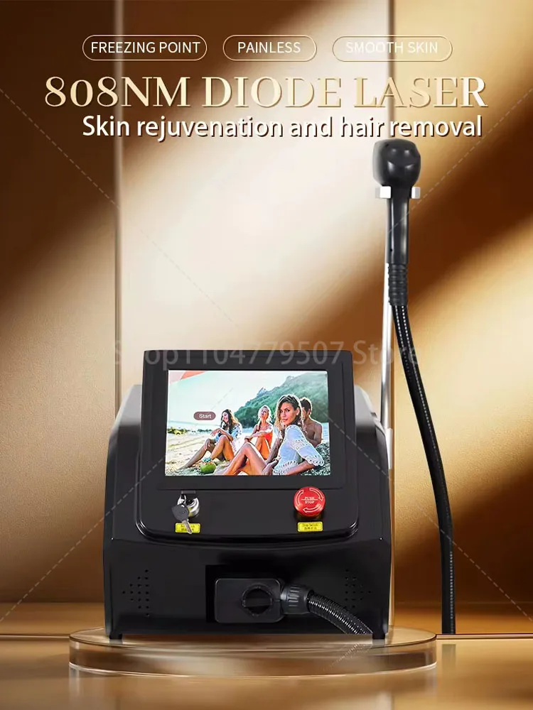 

High Power 808nm Laser Diode Hair Removal Machine Professional Epilator