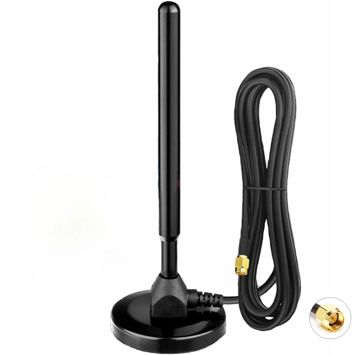 

Антенна LORA 868 МГц 915 МГц, всенаправленная, водонепроницаемая, с высоким коэффициентом усиления, медный стержень 5,8 дБи, сильное магнитное основание SMA Mal для гелиевой точки доступа RAK