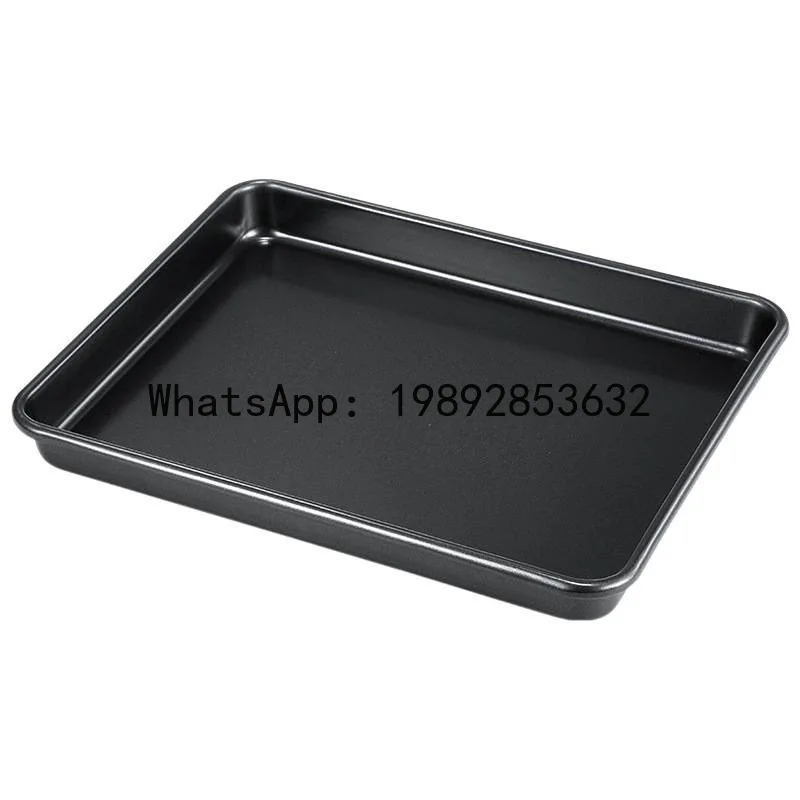 

PYJ Oven Bread Cookies Household Rectangle Flat Bottom Tray Cake Tray Non-Stick Baking Pan