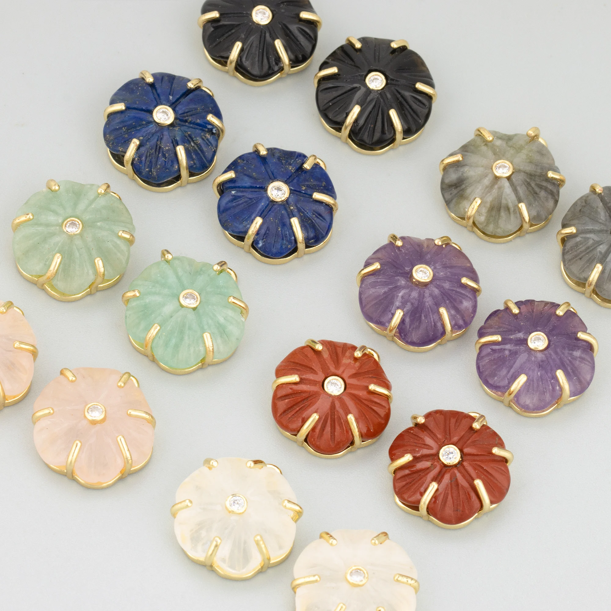 

GUFEATHER,1piece/lot,MH70,High Quality Copper 14K Gold Plating Natural Stones Charms Diy Pendants Jewelry Findings Accessories