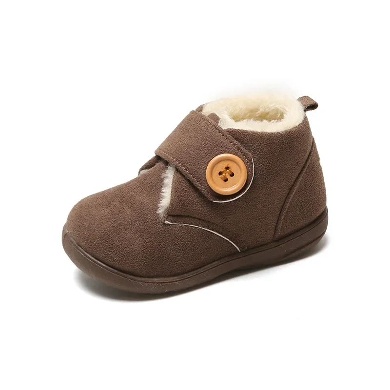 Baby Items Soft Sole Walking Shoes New Baby Cotton Shoe Warm Boy Snow Boot Plush Ankle Boot Girl Shoe Short Boot Kid Shoe 아기장화