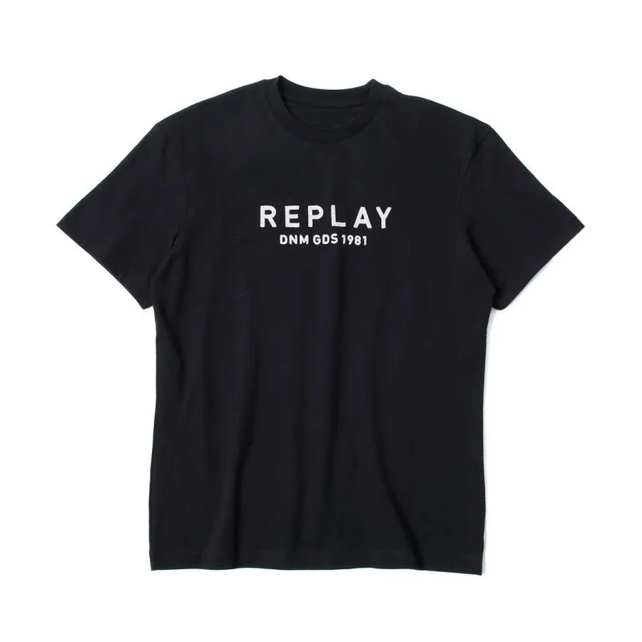 

REPLAY T-shirt Racer Printed T-shirt Motorcycle Summer Women's T-shirt Motorcycle Short Sleeve
