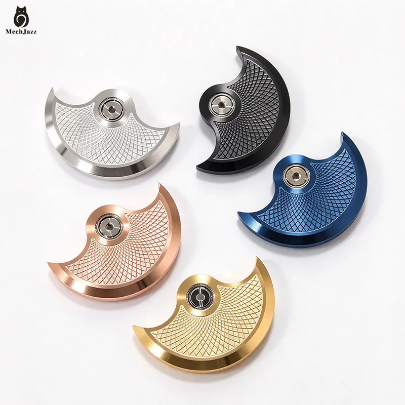 MechJazz Grid Pattern Watch Rotor, Oscillating Weight, Fits NH34 NH35 NH36 NH38 4R35 7S26 Movement, Mechanical Watch Parts