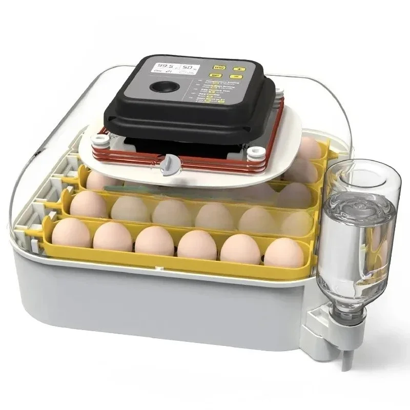 30 Egg Incubator with Humidity Display, Egg Candler, Automatic Egg Turner, for Hatching Chickens