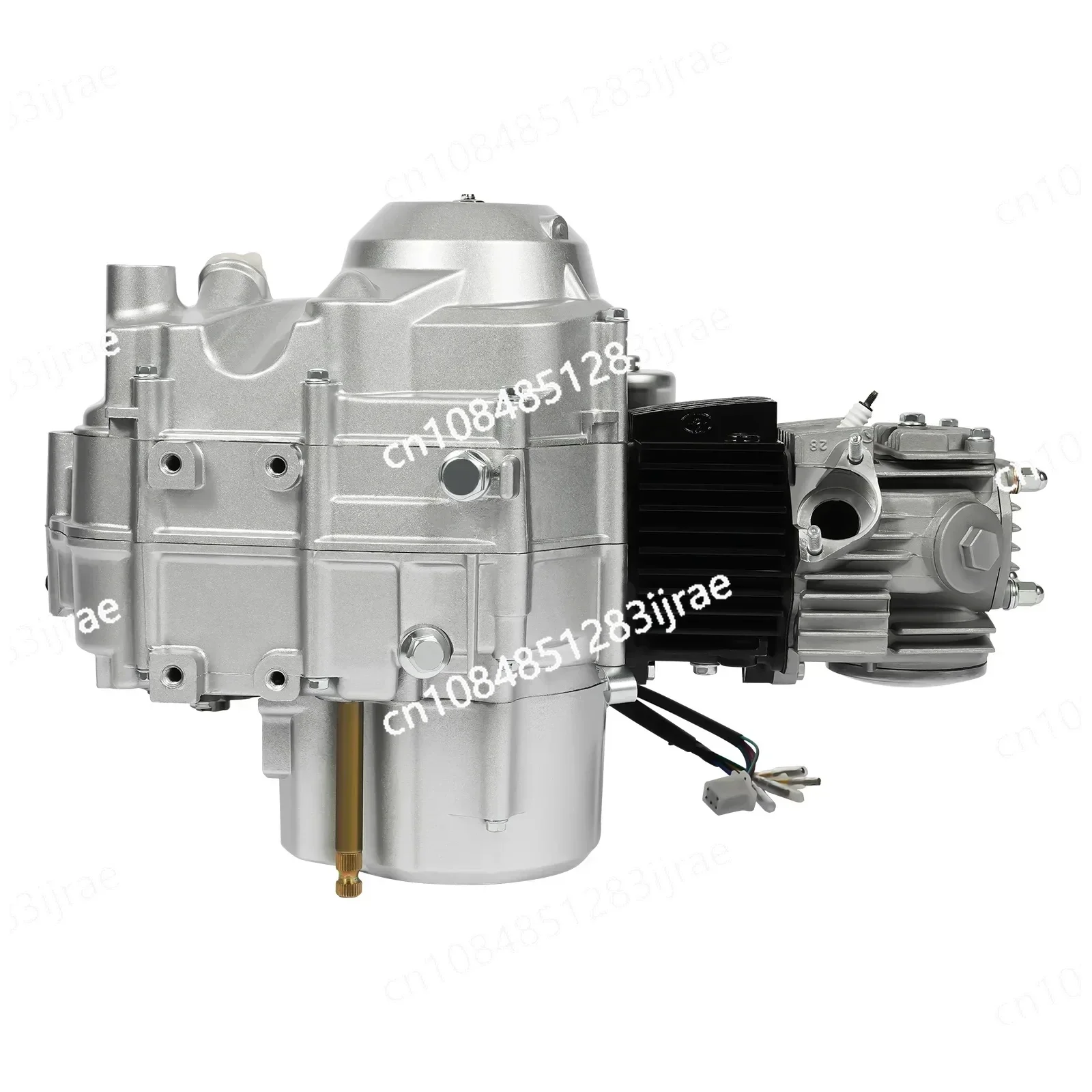 For 125cc 4 Stroke ATV Engine Motor Kit W/ Reverse Electric Start Semi Auto Go Kart Quad+ Reverse