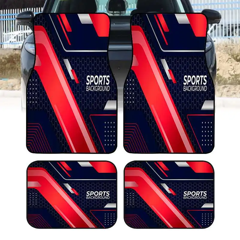 2pcs/4pcs SPROT Cool Car Mats, Suitable For Sedans, Trucks, And SUVs, Are An Ideal Gift Choice. These Durable Mats Are Perfect A