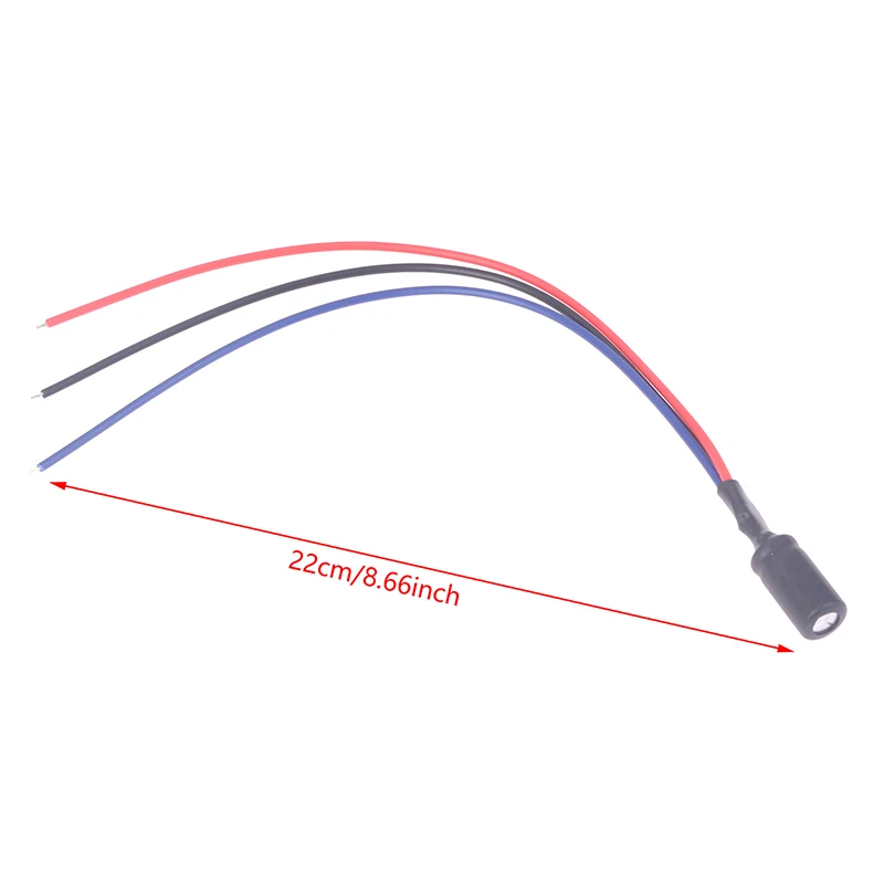 Filtro de señal de potencia de condensador de relé de potencia de coche, rectificador de potencia de cámara de marcha atrás Canbus, 12V, 1PC