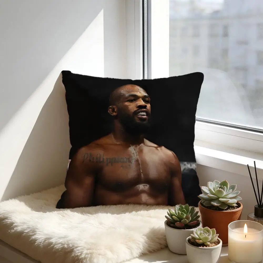 

Чехол для подушки Hotblooded Boxing Champion Jon Jones, уютная бархатная декоративная подушка, мягкая теплая подушка для дивана и кровати