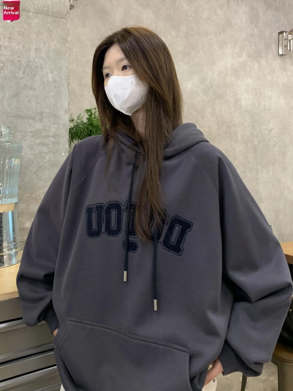 Extra Large 300 Pou Fce doublé Thiened automne hiver sweat à capuche femmes ample paresseux Sle à la mode marque aérienne Couple Jaet