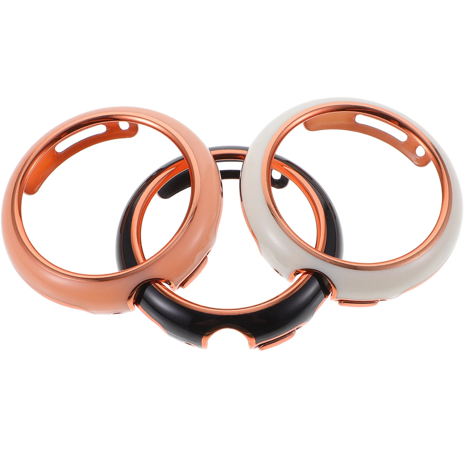 

3Pcs Watch Protective Shell Pc Case Half Covered Shock Proof Protective Cover Compatible for Google Smartwatch Use