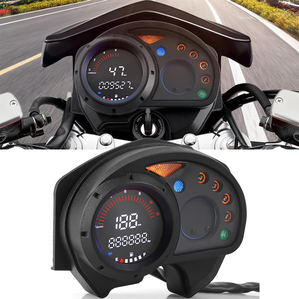 

Motorcycle LCD Digital Speed Meter LED Digital Dashboard for Honda XRM110 RS125 Digital Instrument Motorcycle Accessories