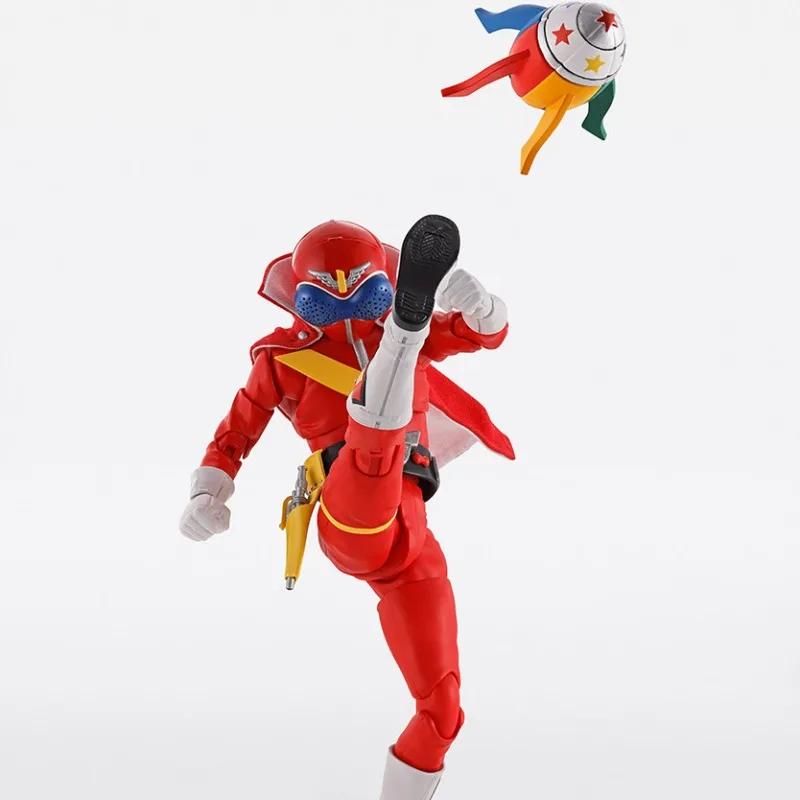 

Bandai Genuine SHF Super Sentai AKARENGER 50th Anniversary Ver Anime Action Figure Collectible Model Toys Ornament Gift Children