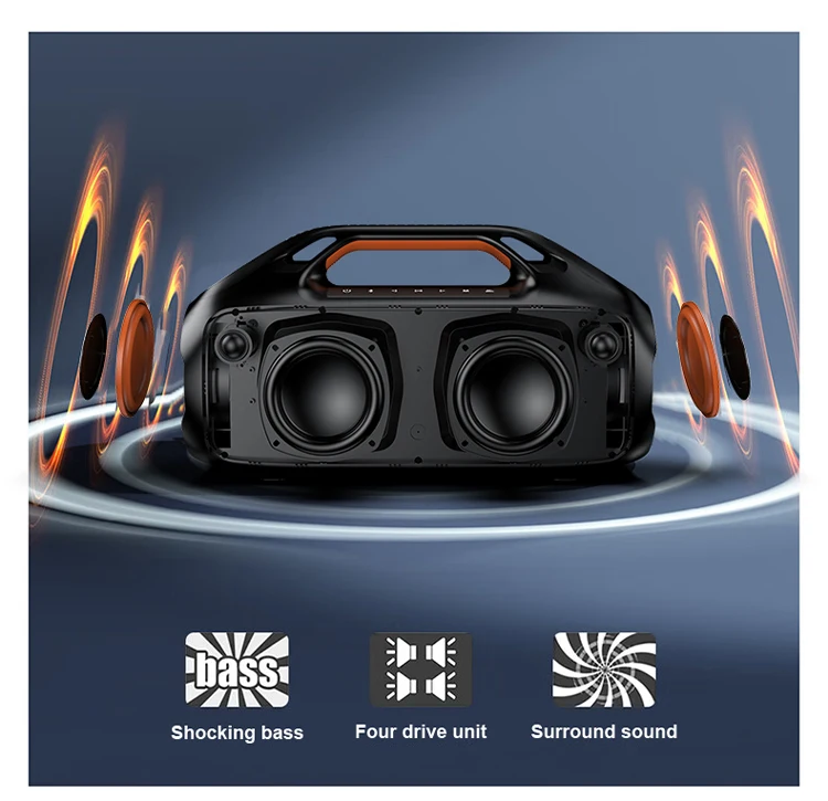 Xdobo SINOBAND New Arrival Portable Outdoor Speaker Kungfu II Wireless Speaker Original Loud Bass Subwoofer Popular Speaker
