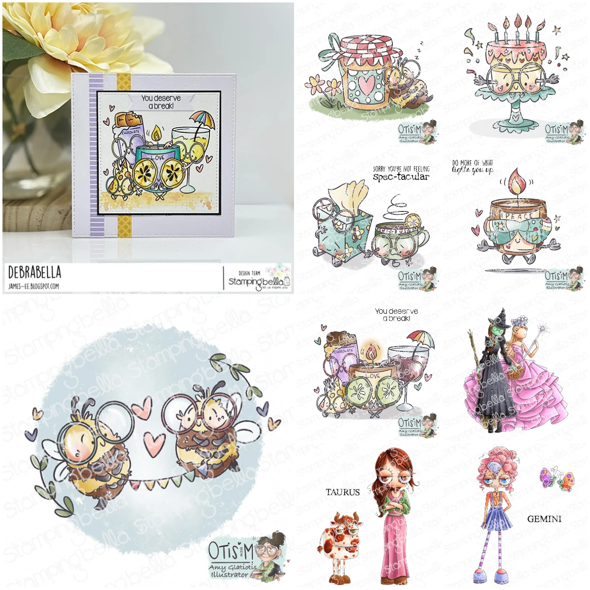 

Buzzy Bee Buddies Birthday Cake Silicone Stamps Scrapbook Diary Decoration Embossing Template Diy Greeting Card Handmade 2026