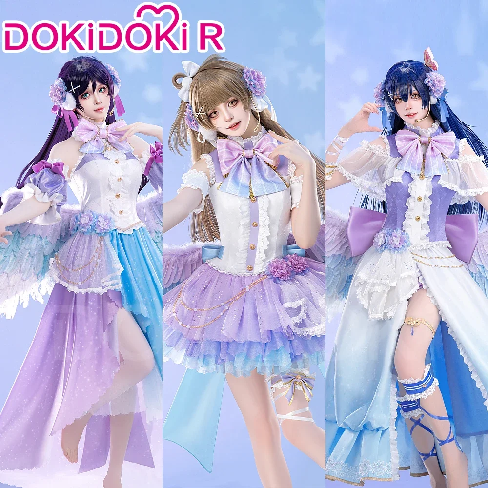 

2025 Anime LoveLive! Cosplay DokiDoki-R Kotori Minami White Day Angel Wings Tojo Nozomi Sonoda Umi Kotori Minami Cosplay Costume
