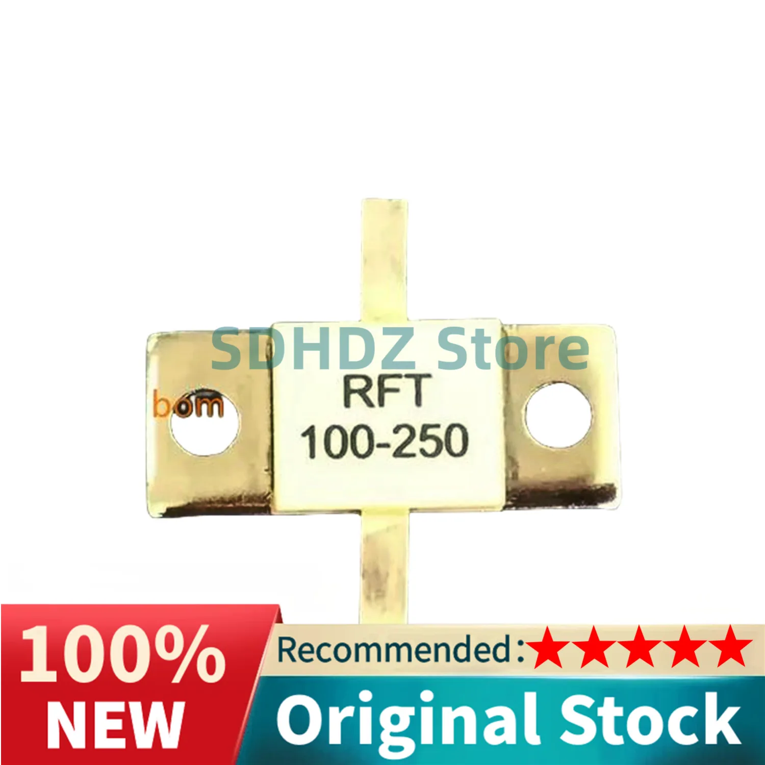 250 Watts 100 Ohms / 250W 100R RF resistor RFT 250-100 Flange mounting resistors 100-250 Double lead 2PCS/LOT