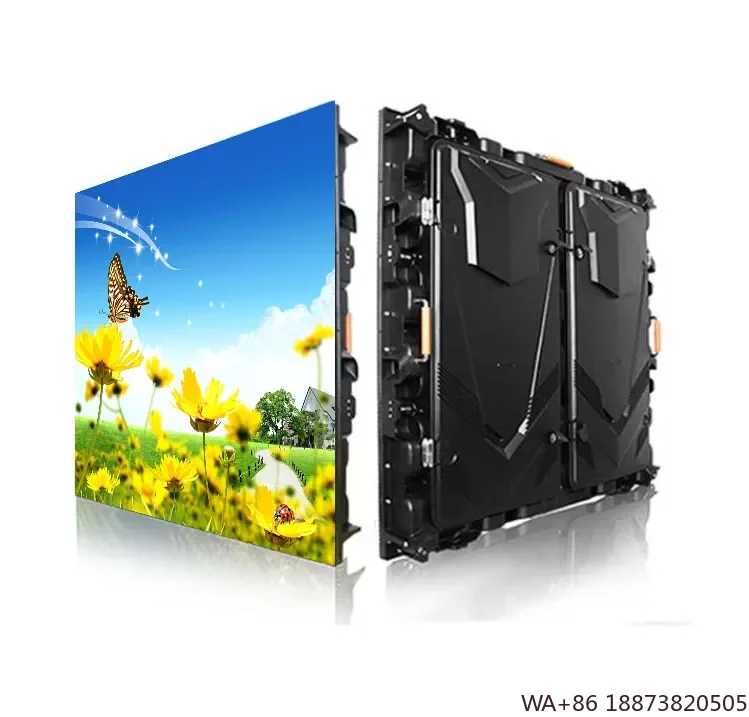 IP65 96x96cm Led Cabinet Fixed Outdoor Hight Brightness Full Color Large Commercial Advertising Led Display Sign