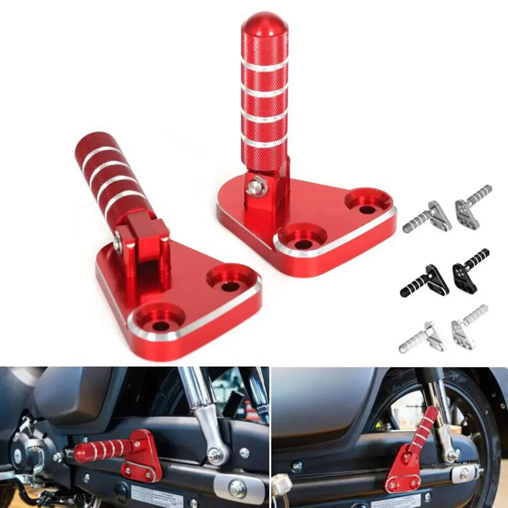 

Foldable Step Passenger Footrest Pedal Pegs For Honda Super Cub C125 JA48 JA58 2018-2024