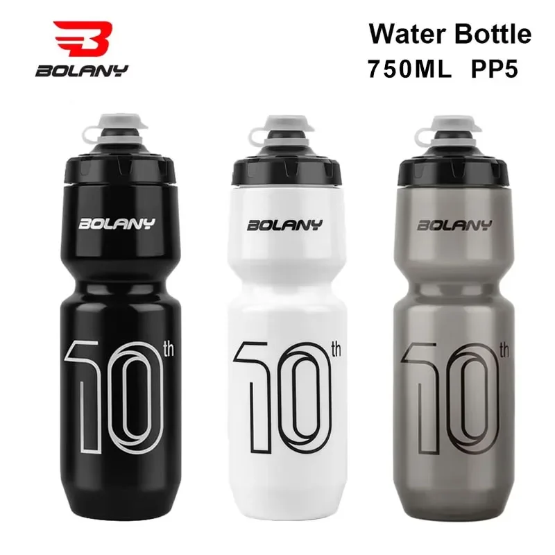 BOLANY 750ML Sports Bottle Ultralight Transparent Plastic Kettle with lid Portable Bottle Squeeze Drinking Cycling Supplie