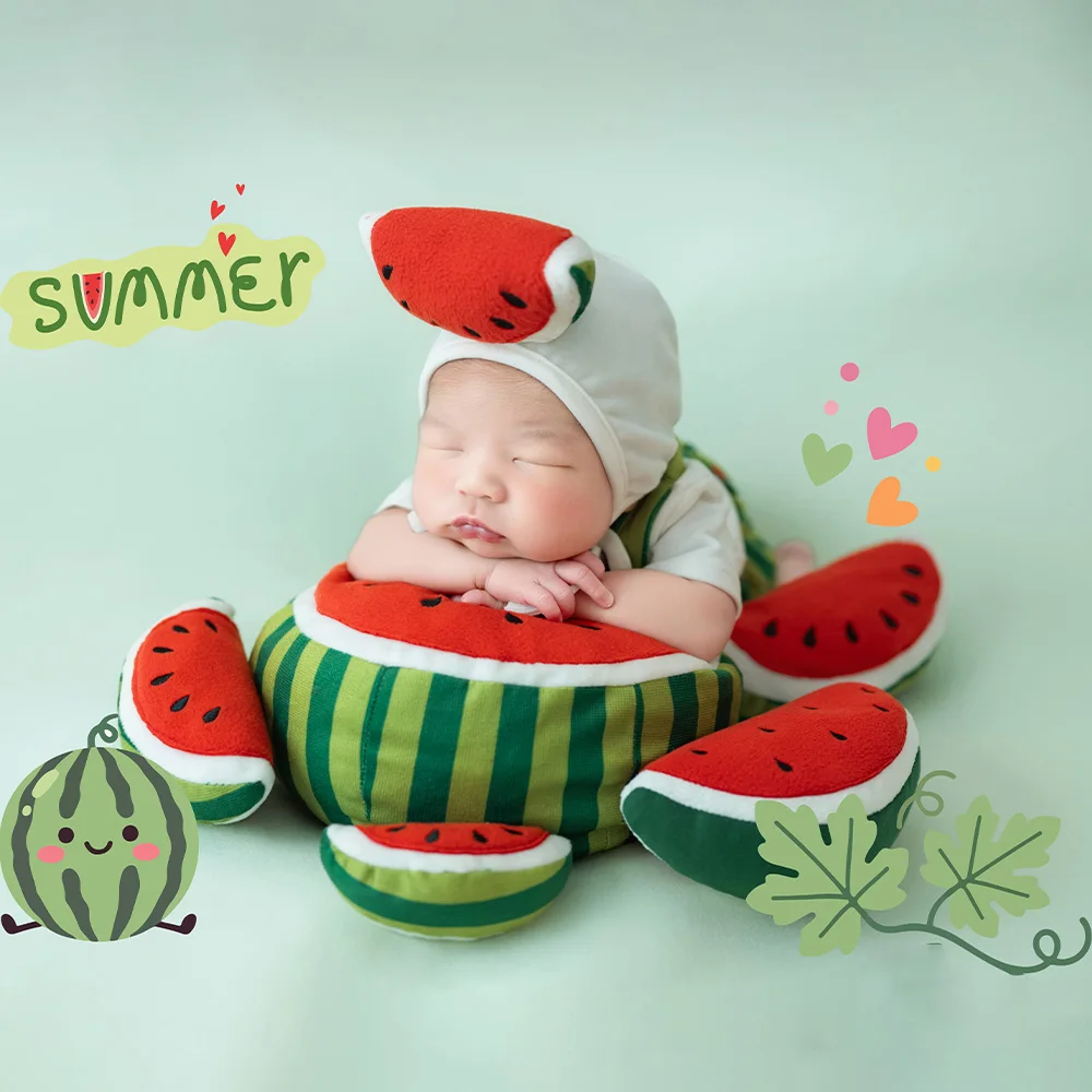 summer-watermelon-newborn-photography-props-watermelon-baby-photo-costume-plush-slices-decor-props-for-infant-milestone-shooting