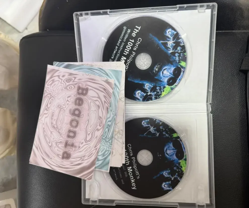 Hundredth Monkey by Chris Philpott (DVD+Gimmick) - خدع سحرية Mentalism الدعائم السحرية أوهام عن قرب المرحلة الساحر عن قرب