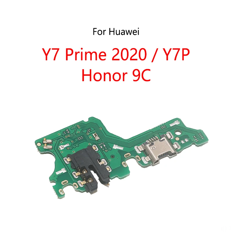 USB Charge Dock Port Socket Jack Connector Flex Cable For Huawei Y7 Prime 2020 / Honor 9C / Y7P With ic Charging Board Module