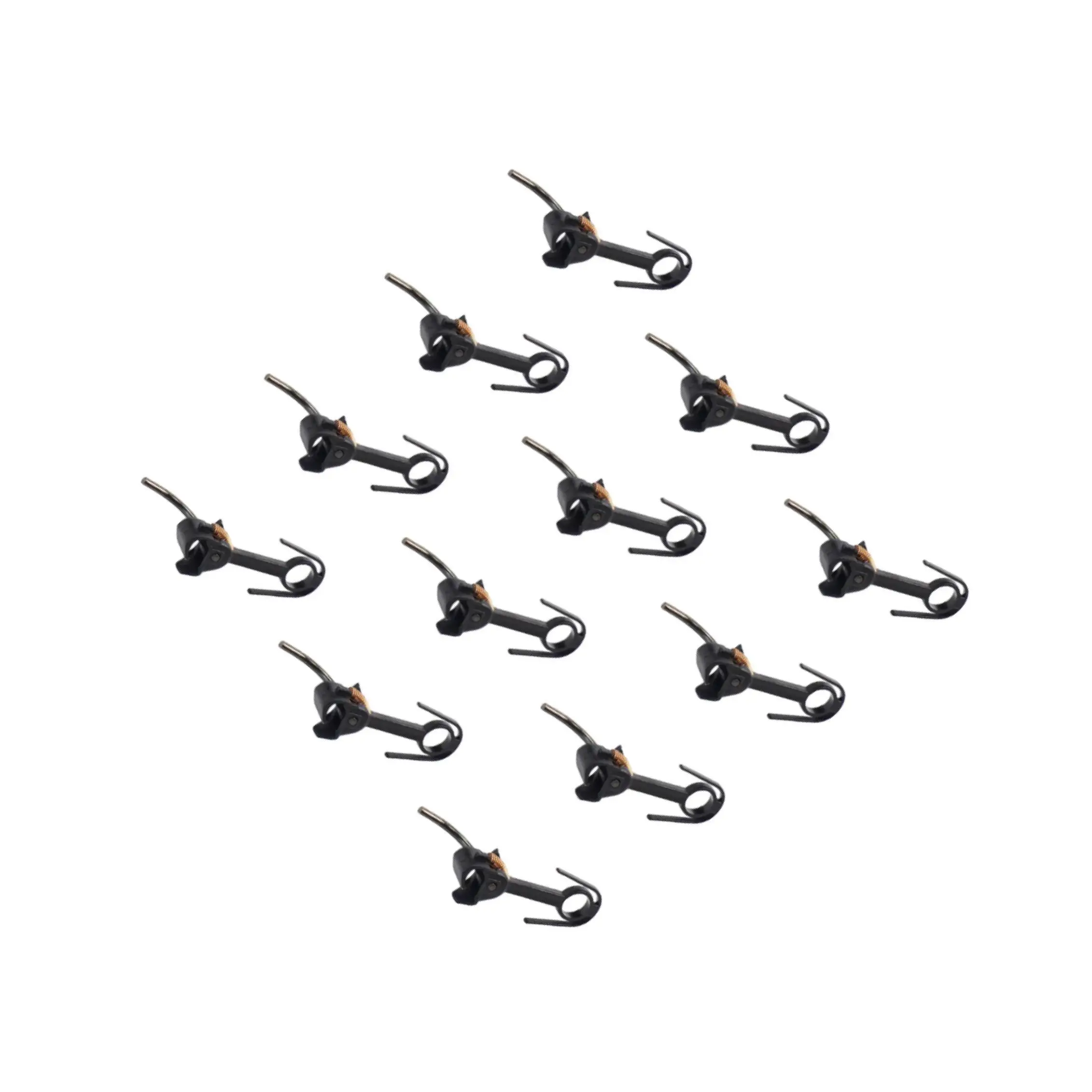 

12 Pieces Train Coupler Professional Train Hook for Model Train DIY Modified black