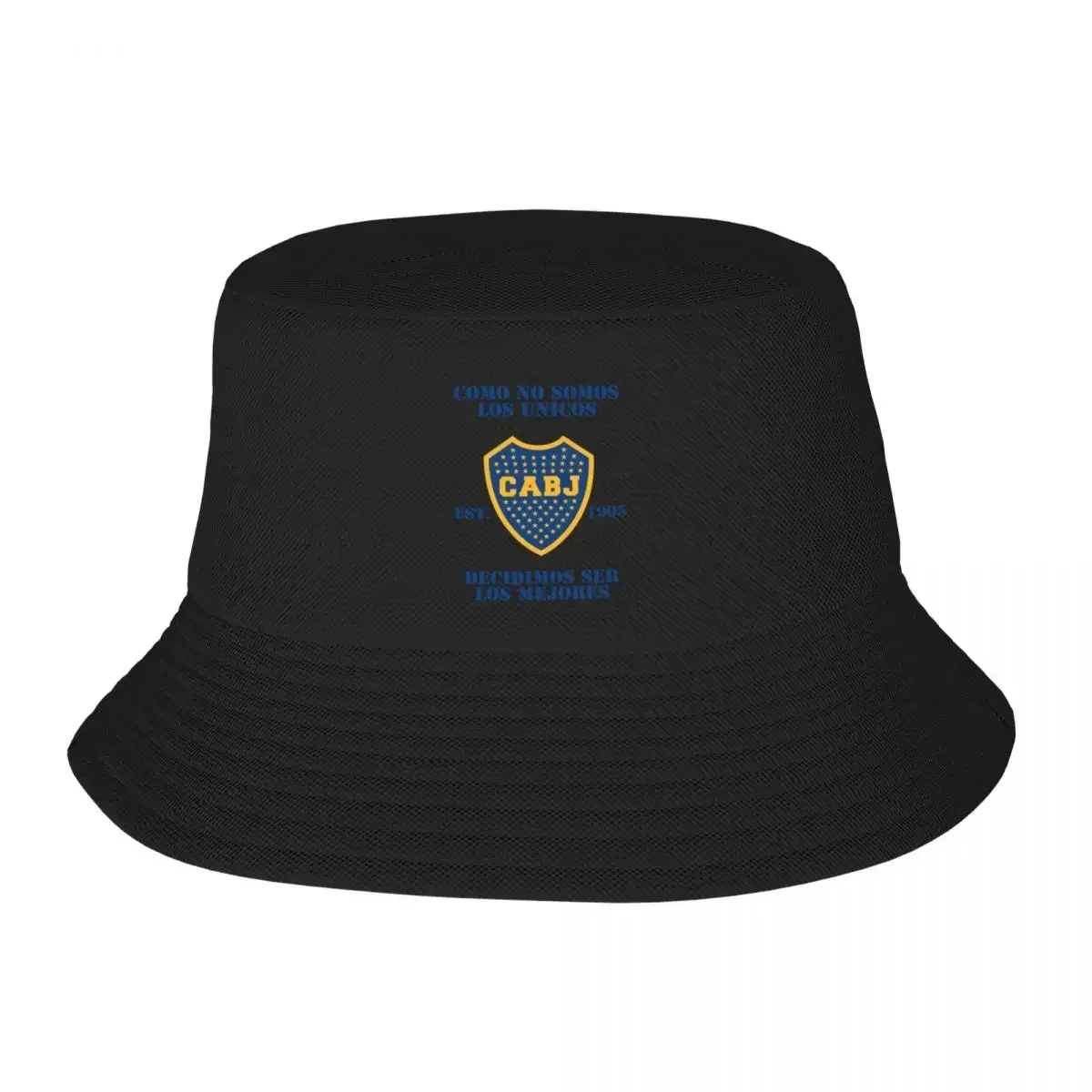 BOCA JUNIORS C.A. Chapéu Bucket, Bolsa de Praia, Chapéu de Tamanho Grande, Chapéu de Designer, Boné Masculino, Boné Feminino