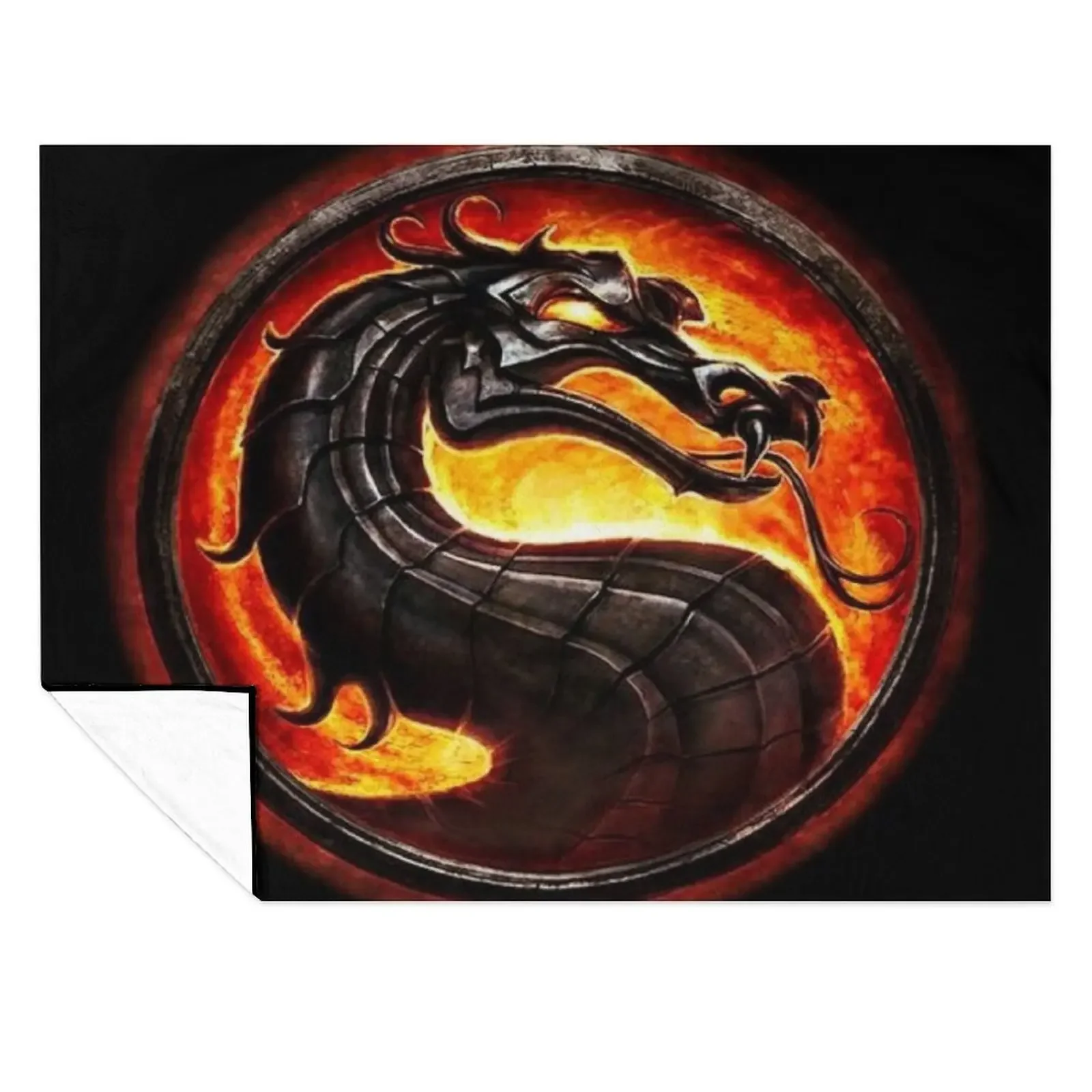 

Mortal Kombat Throw Blanket Bed Fashionable Thin Decorative Sofa For Baby Blankets