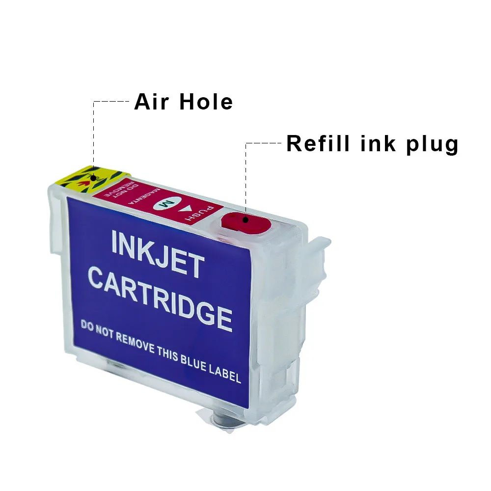 Colorsun T2971 Refillable Ink Cartridge For Epson XP231 XP431 XP241 ink cartridge T2971-T2964 Cartridge Without chips