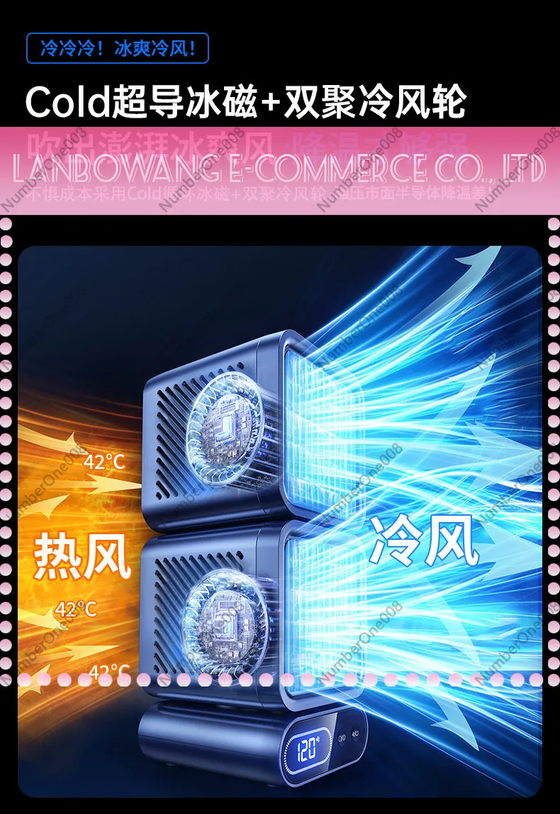 USB Desk Fan Rechargeable Mini Portable Quiet Electric Fan for Home Office Dorm