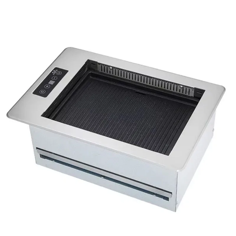 

1500W/2000W electric commercial smokeless barbecue baking tray embedded Korean style barbecue smokeless barbecue touch screen