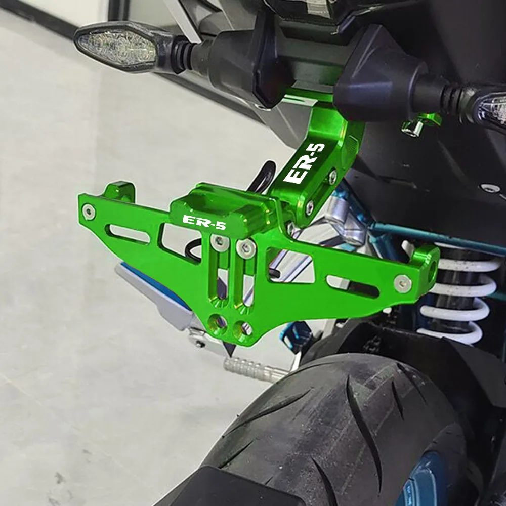 

Motorcycle Rear License Plate Number Holder and Turn Signal Lights For Kawasaki ER5 ER 5 ER-5 1996 1997 1998 2004 2005 2006 2007