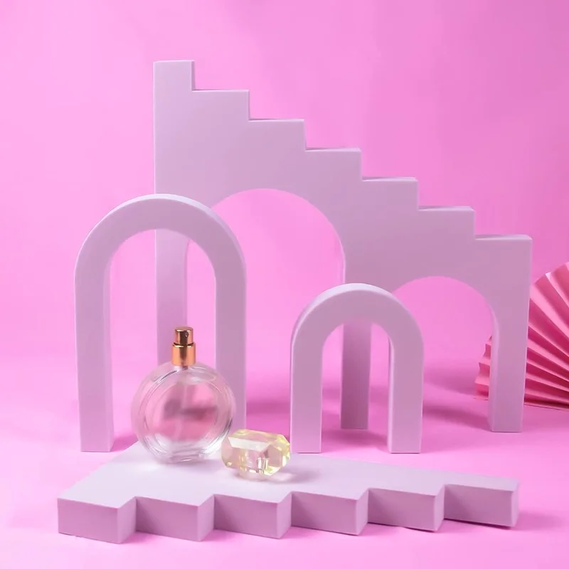 قوس سلم مزيج التصوير خلفية الدعائم هندسية مكعب التقاط الصور مجموعة خلفية Posing الحلي