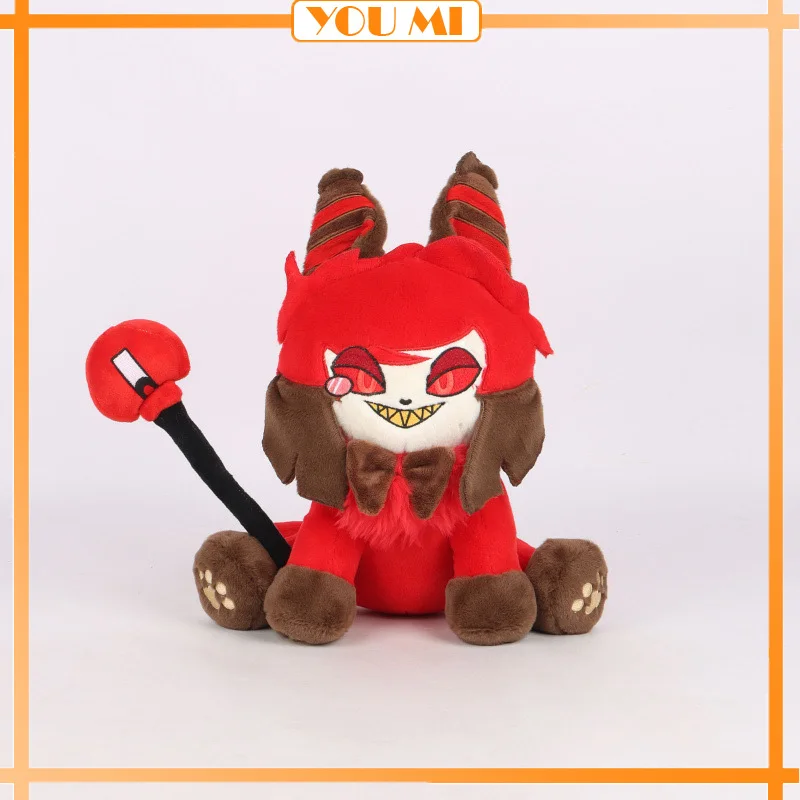 25CM Hazbin Hotel Plush Charlie Meow Plushie Meow Alastor Kawaii Anime Cartoon Stuffed Soft Decoration Doll Kids Gift