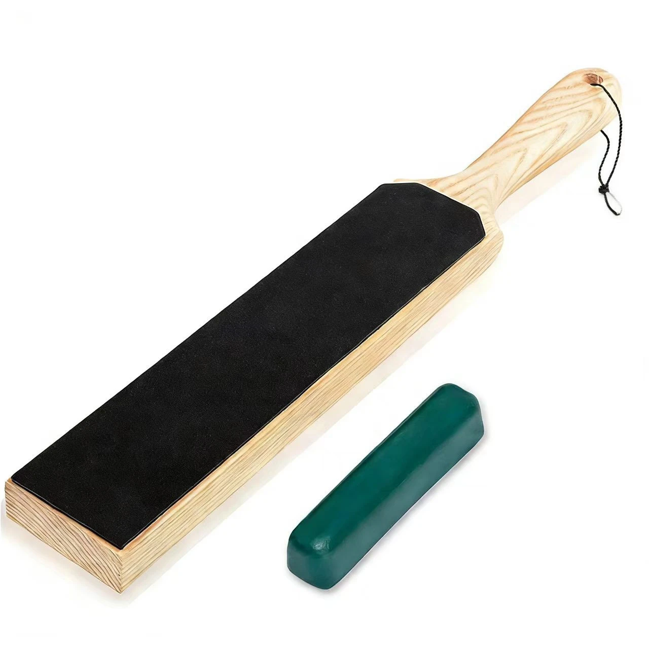 

Leather Strop for Dual-Sided Knife Sharpening Honing Strop Block 14" for Woodcarving Tools, Chisel Knife Sharpening Kit