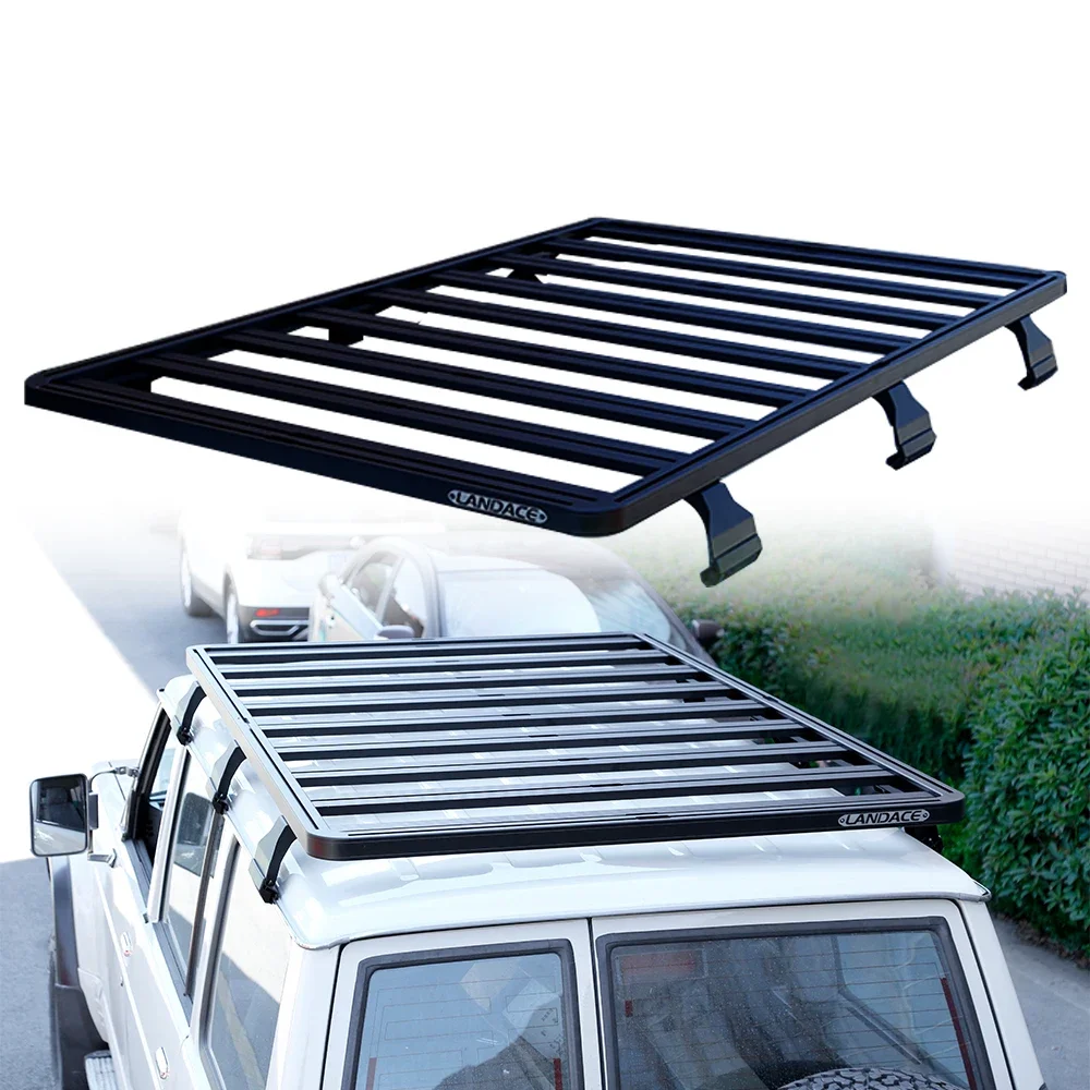 Off Road 4X4 Suv Roof Rail Rack Aluminum Mount Luggage Roof Rack for Nissan Patrol Y60