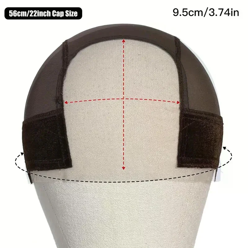 Female Headband Wig Cap Lace Wig Cap For Wig Making U Part Wig Caps Non Slip With Adjustable Velcro Velvet Wig Grip To Wear Wig view 5