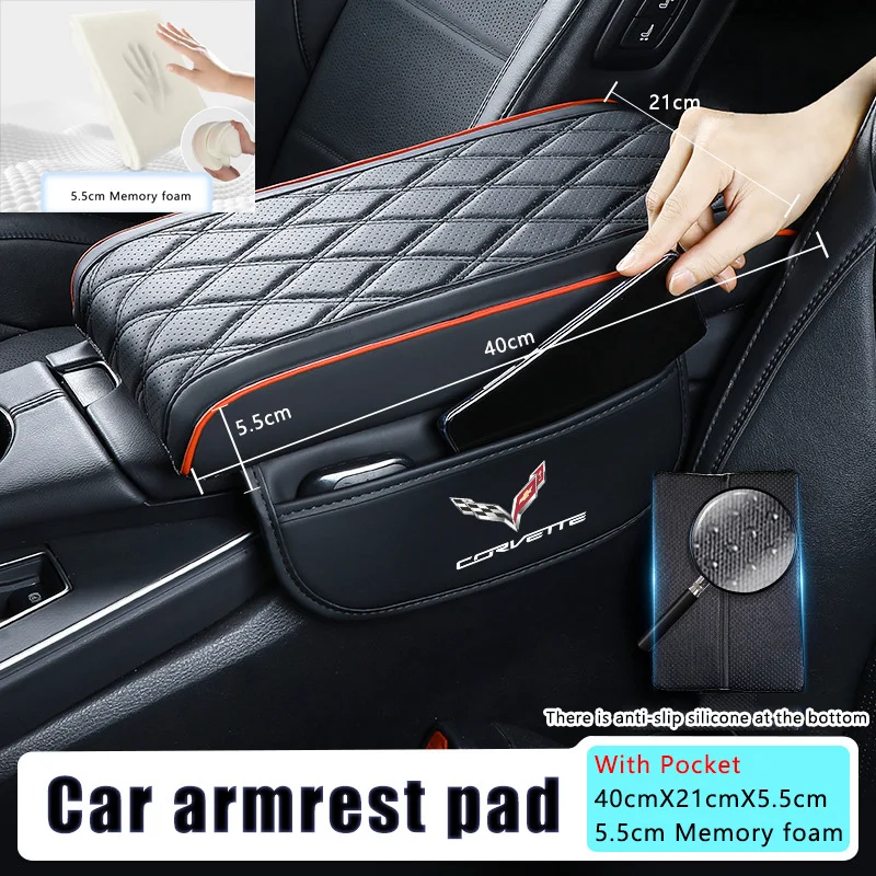 سيارة الذراع بقية حصيرة رغوة الذاكرة 40 سنتيمتر إطالة الذراع بقية صندوق منصات كورفيت C1 C2 C3 C4 C5 C5 C6 C7 C6-R C8