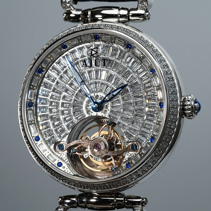 AJUT 0397 Luxury Women's Wrist - Tourbillon Movement Watch ulasan dan harga