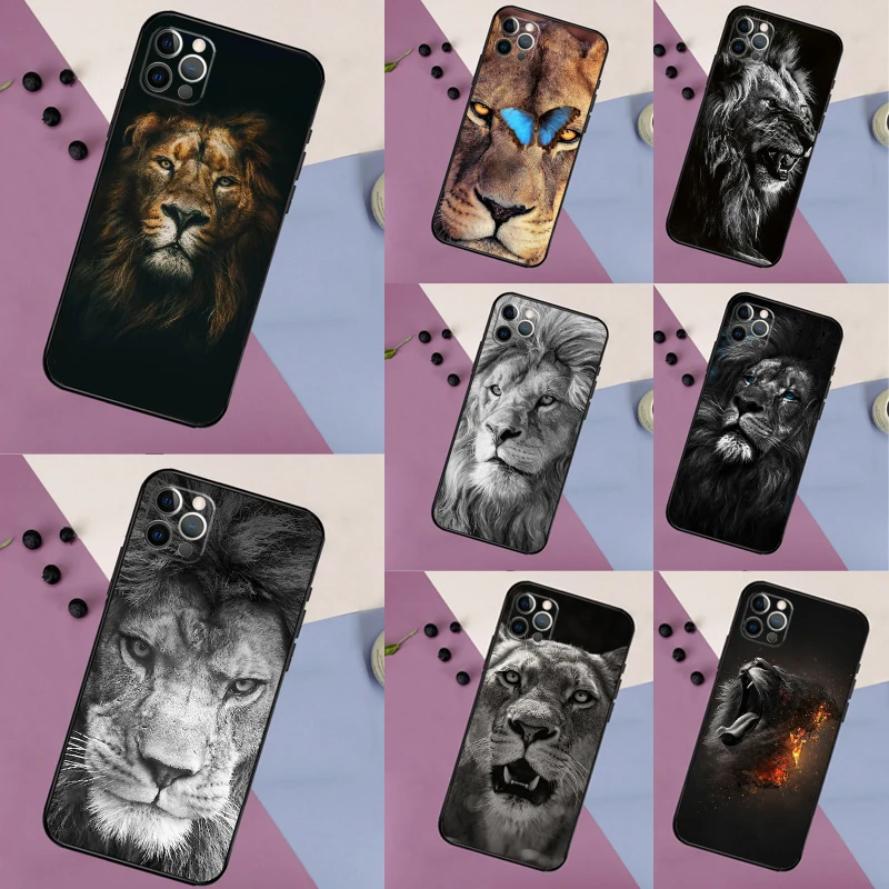 Lions Case For Samsung Galaxy S24 Ultra S21 S20 S22 S25 S26 Ultra S10 Plus S23 FE S25 FE Back Cover