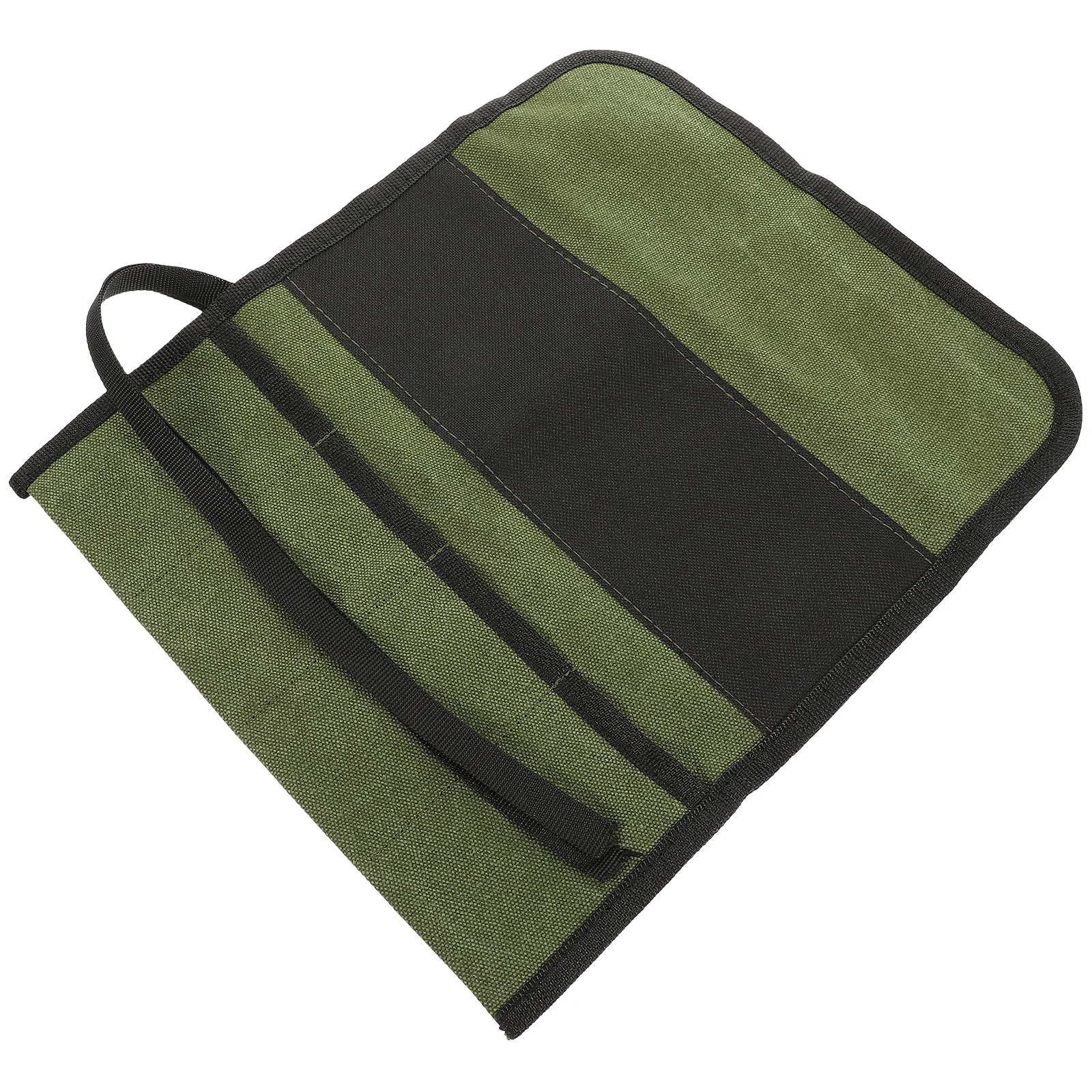 Bolsa de herramientas para carpintería: organizador enrollable de lona resistente para llaves, destornilladores, alicates, bolsa de almacenamiento de herramientas para artesano Diy