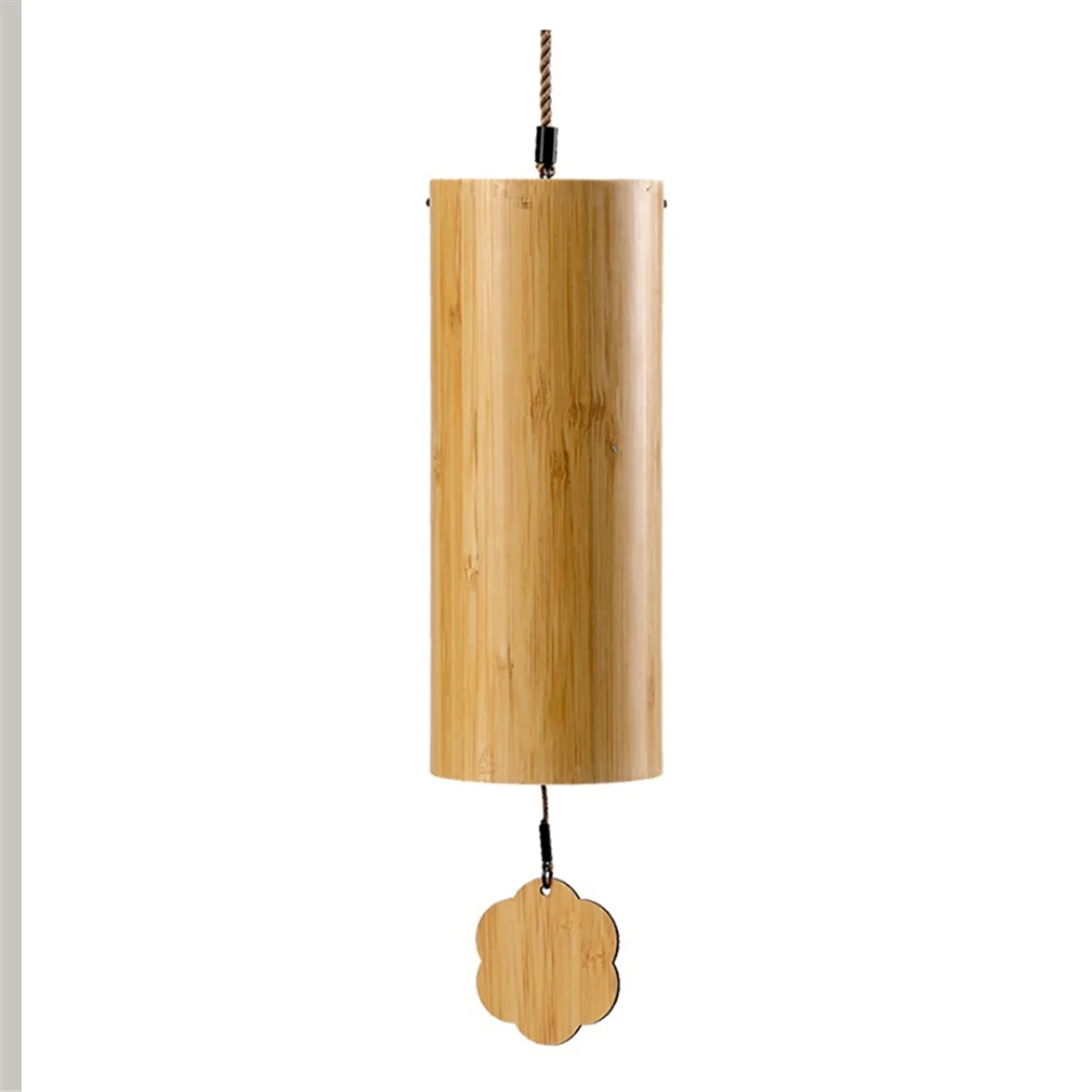 G Chord Winter Style Bamboo 8-Tone Chord Wind Chimes Natural Bamboo Wind Chimes Outdoor Garden Pavilion Decorations