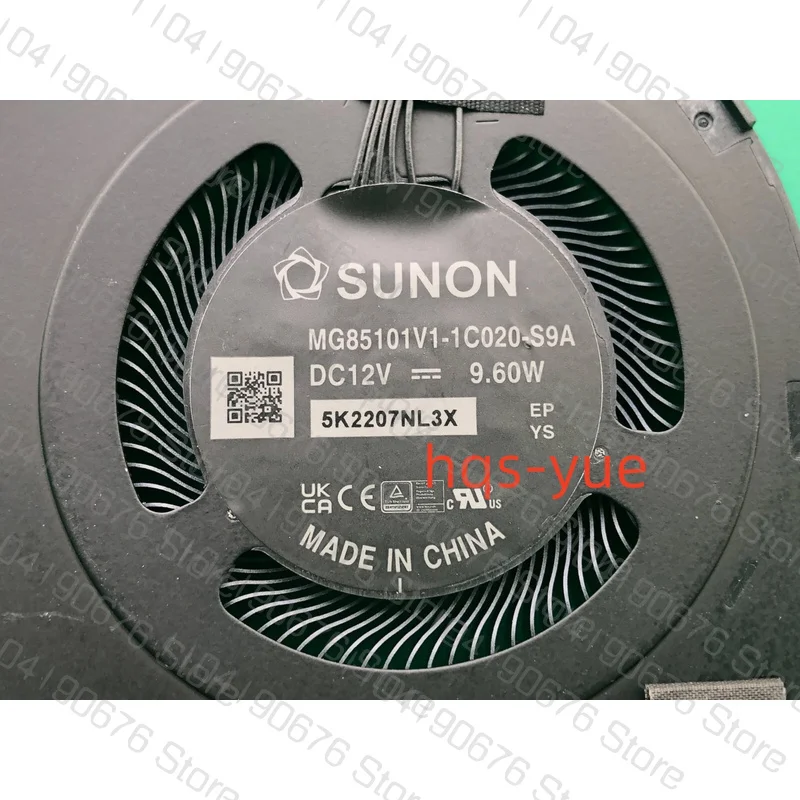 Original pour Lenovo Thinkpad P16 Gen 1 ventilateur de refroidissement R + L