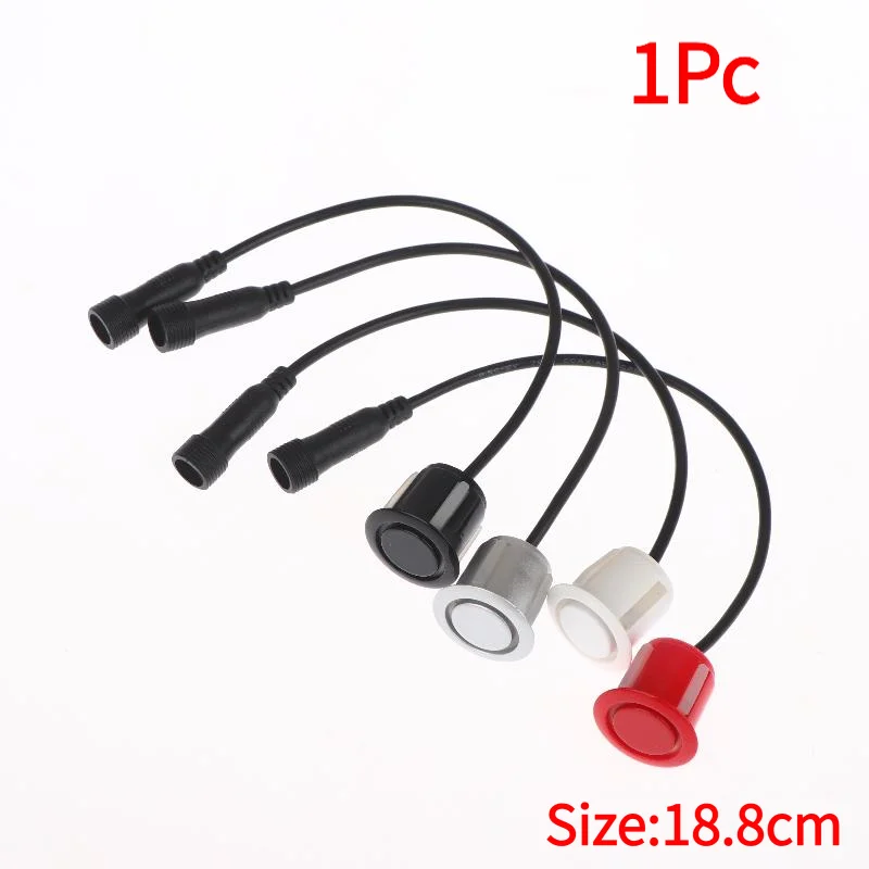 1Pc Car Parking Sensor 18.8mm Reversing-Radar Probe Upgrade Cable Car Reverse Parking Waterproof Sensor Sound‘