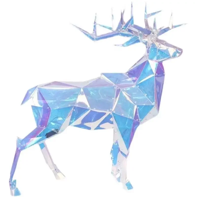 

Christmas atmosphere decoration mall showroom phantom glowing elk ornament