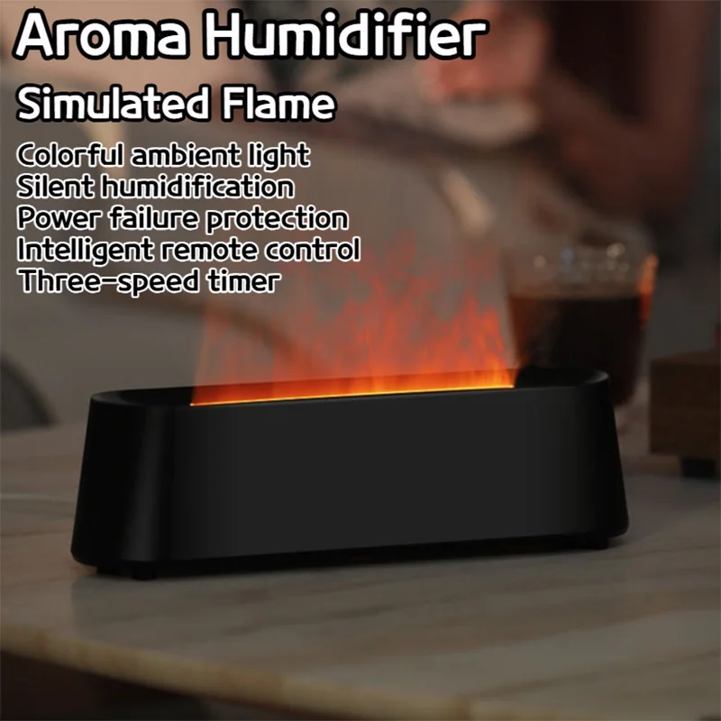 

Красочный ароматический диффузор пламени, увлажнитель эфирного масла для автомобиля и дома, настольный мини-очиститель воздуха, ароматизатор