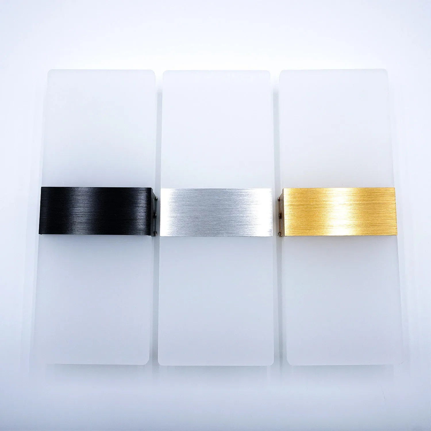 مصباح جداري حديث وبسيط، مصباح جداري LED داخلي، سلك صلب من الألومنيوم والأكريليك، شمعدانات درج ممر غرفة النوم وغرفة المعيشة #5