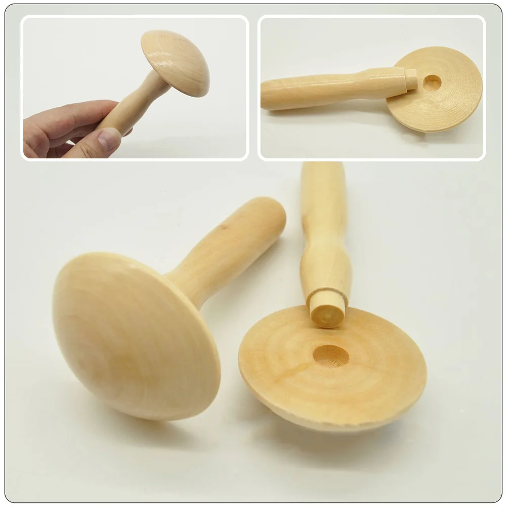 

Darning Mushroom Wood Knitting Tool Premium Wooden Mushroom Detachable Handle Smooth No Burrs For Sewing Repair Knitting Tool